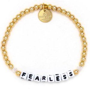 Little Words Project Beaded Bracelet Fearless (S/M)